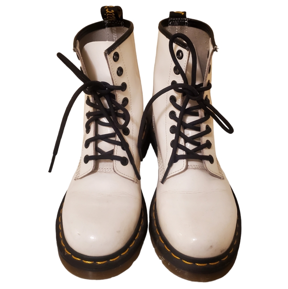 White Dr. Martens 1460